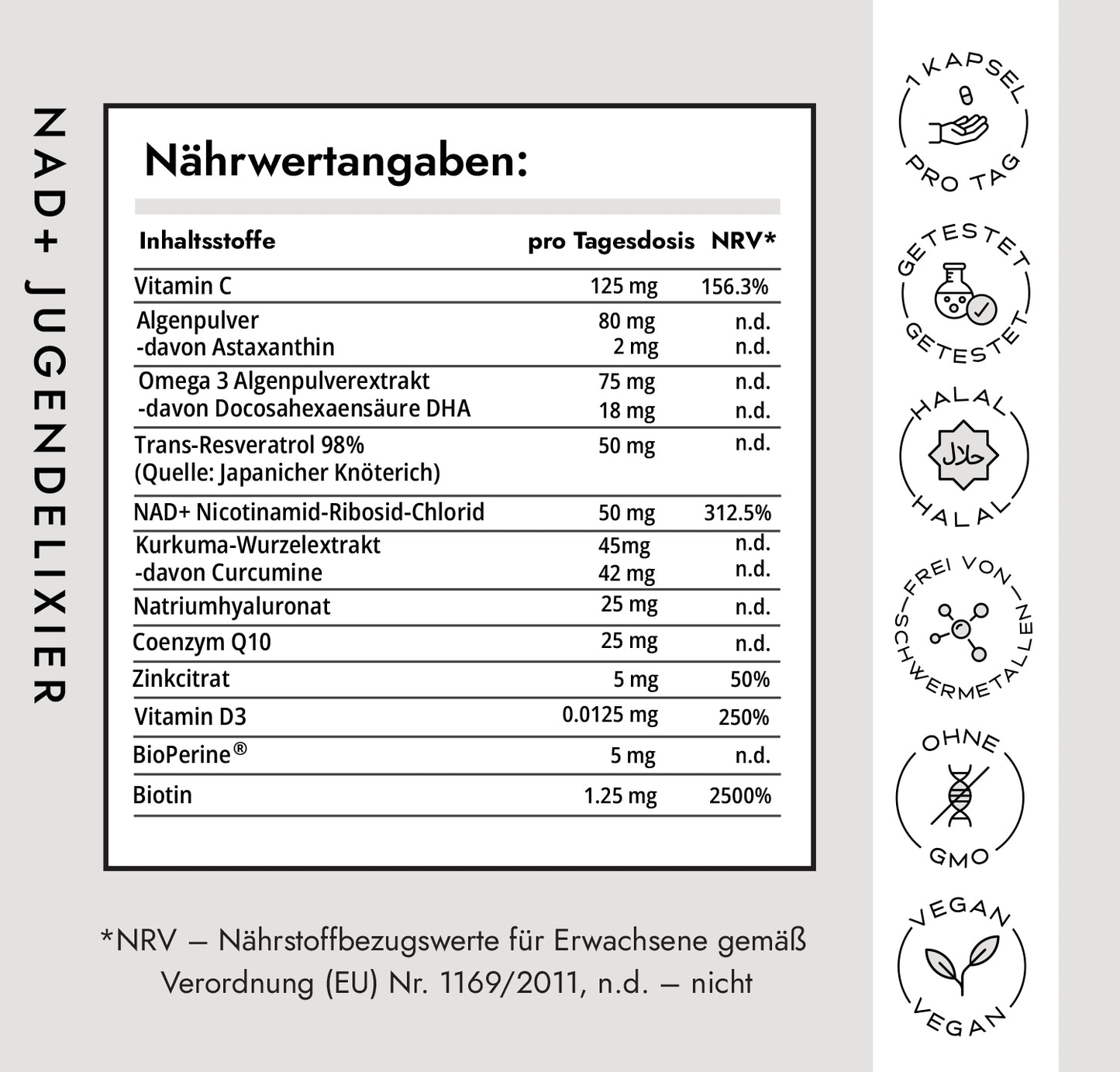 NAD + JUGENDELIXIER