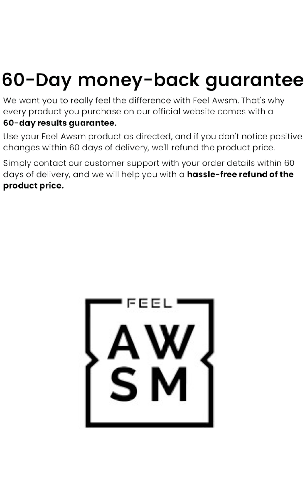 60-Tage Geld zurück Garantie