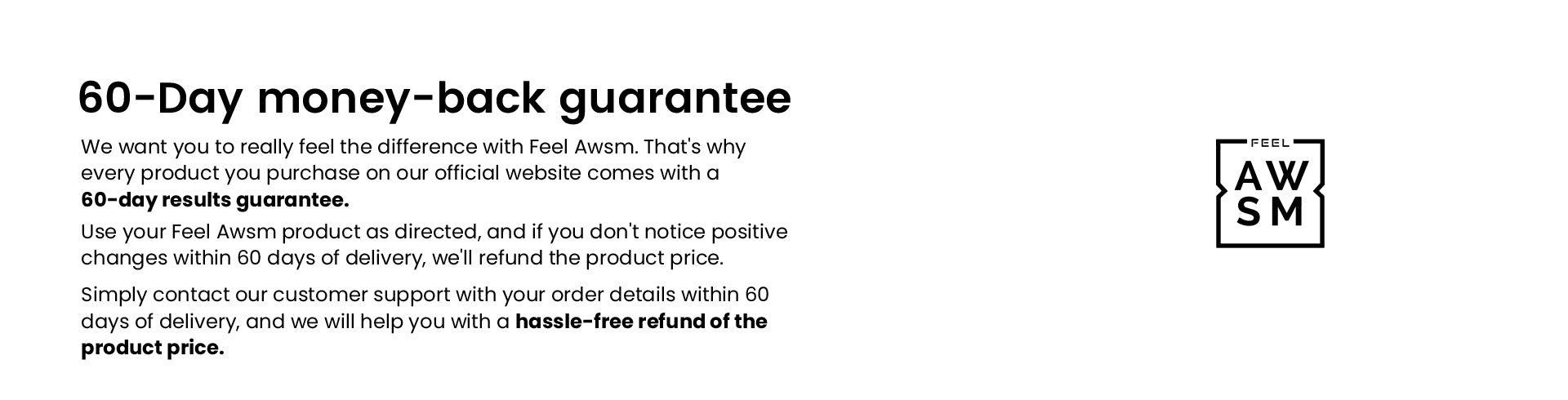 60-Tage Geld zurück Garantie