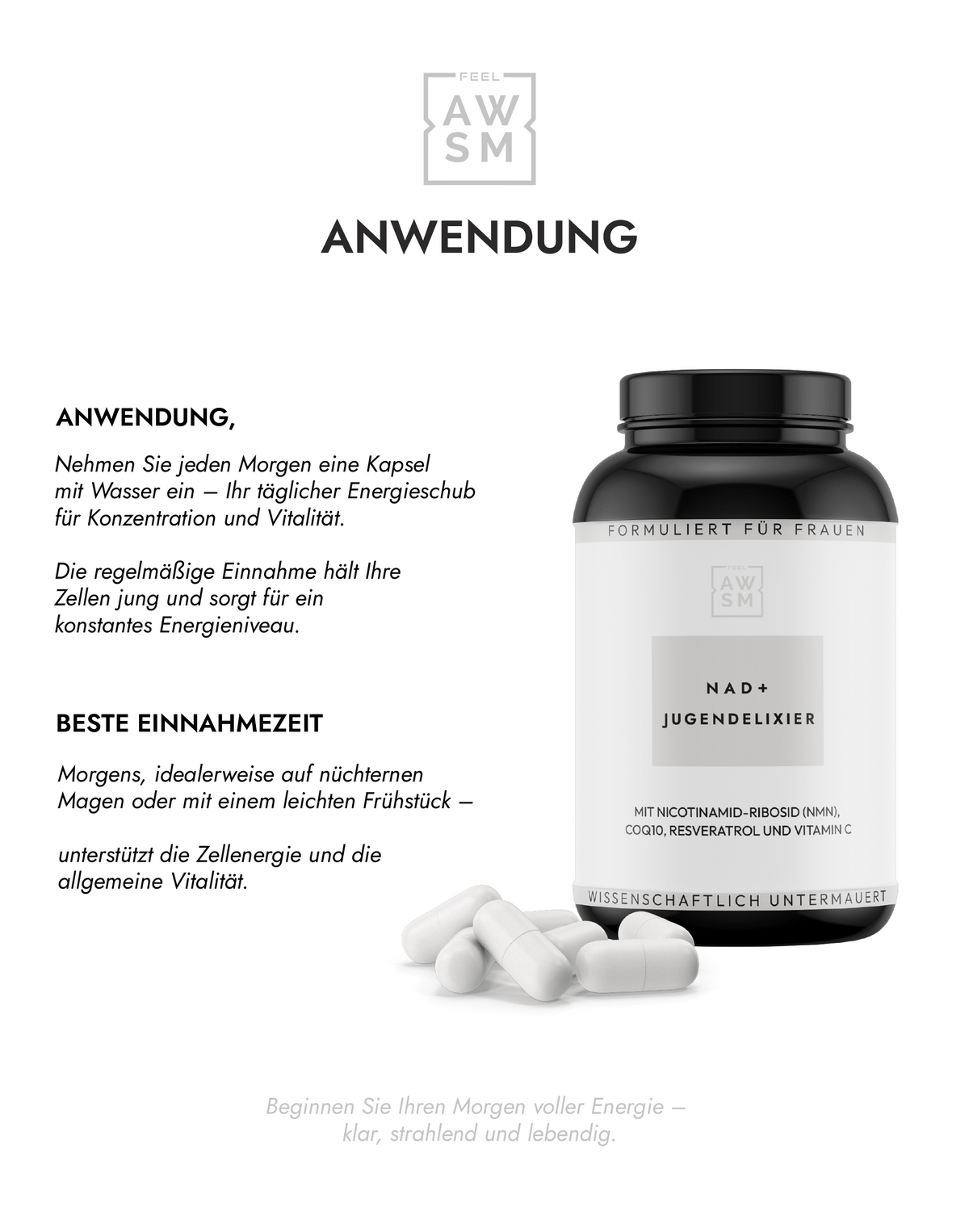 NAD + JUGENDELIXIER