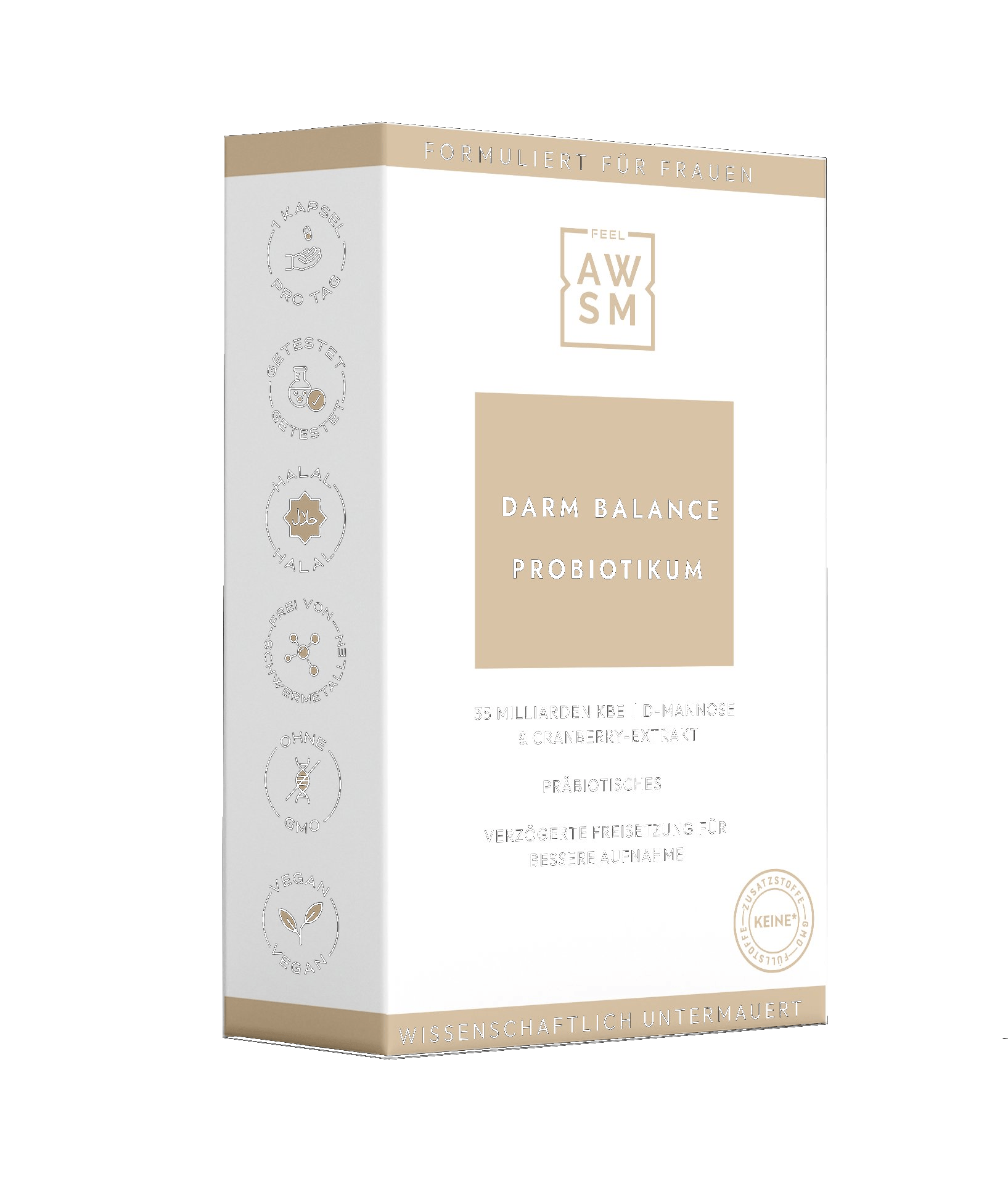 Gut Balance Probiotic box by Feel Awsm
